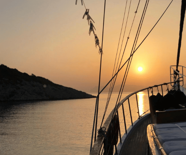 website banner x Bluecruise zonsondergang